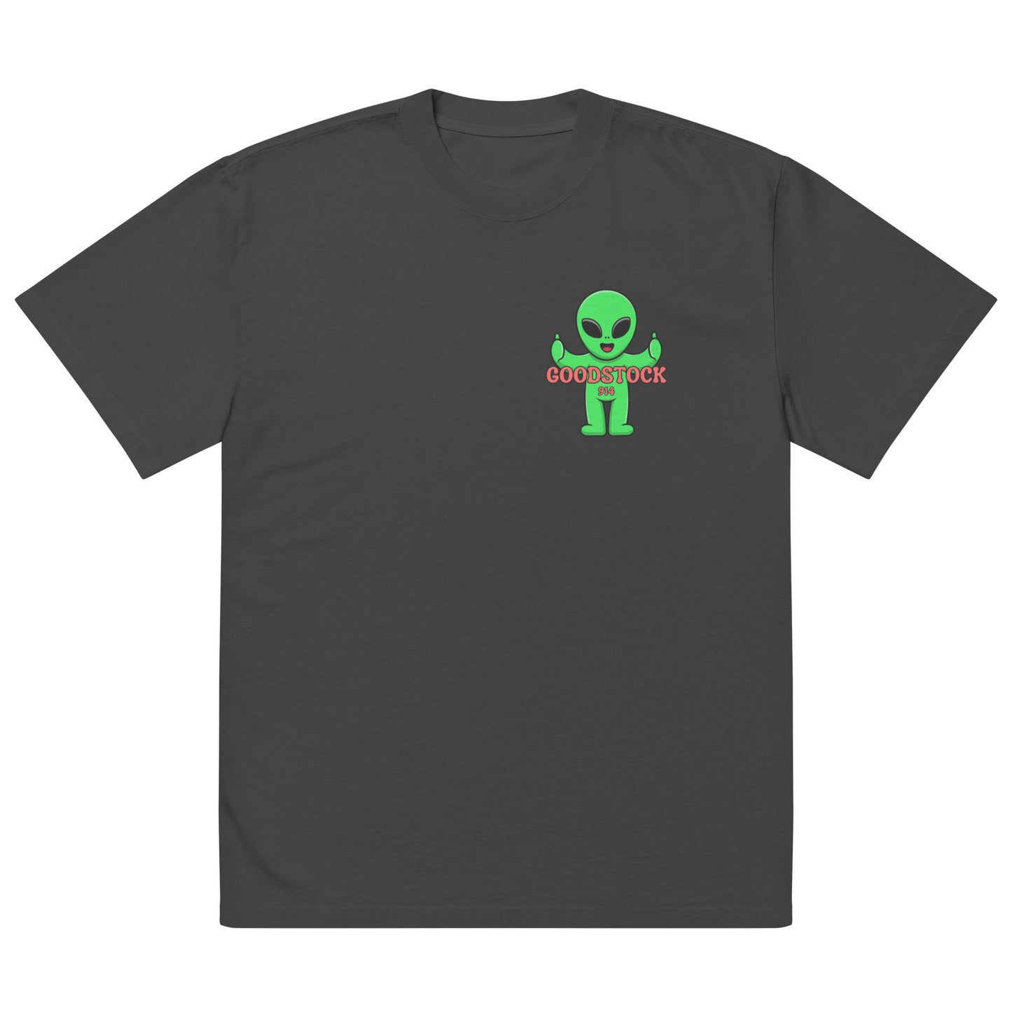 Oversized faded Goodstock Alien T-Shirt