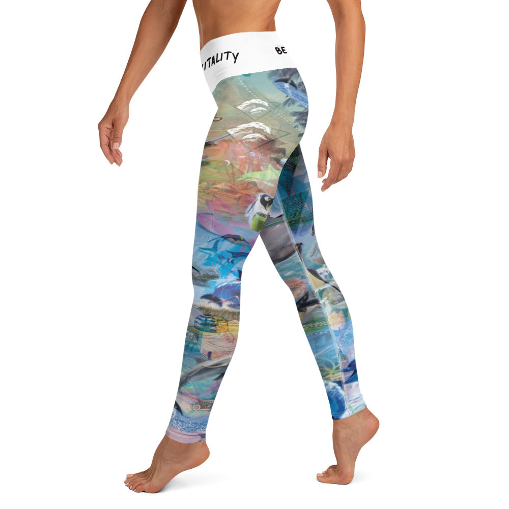 "Bend the Mind" Yoga leggings